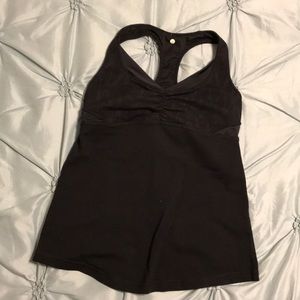 Black lululemon workout top